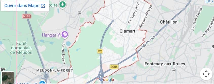 Clamart map